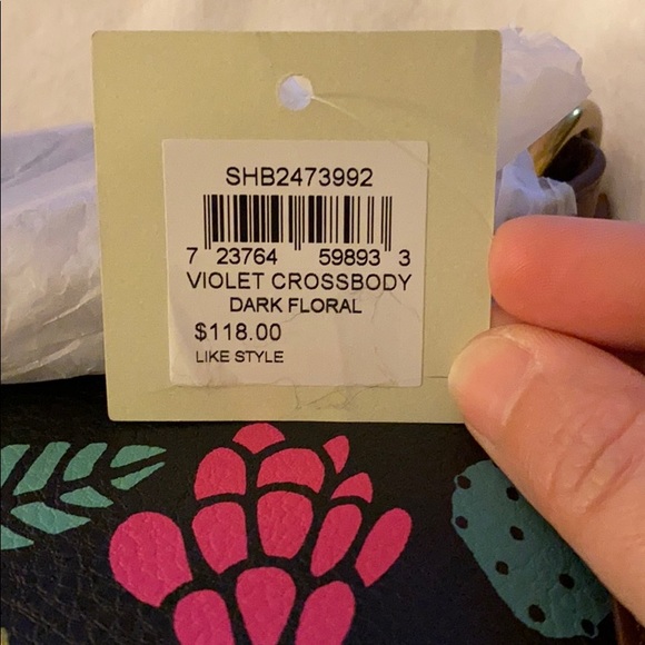 NWT Fossil Violet Crossbody Bag - Picture 8 of 10